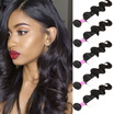 Mink Brazilian Virgiin Human Hair Body Wave Extension 5 Bundles Peruvian Malaysian Indian Remy Hair Weave Weft