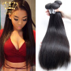 Mokogoddess Hair 7A Brazilian Virgin Straight Hair 4 Bundles Straight Hair Bundle Deals Straight Human Hair Weaving Silky&Soft