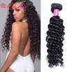4 Bundles Peruvian Virgin Hair Deep Wave 100 Human Hair Bundles 8A Grade Unprocessed Virgin Hair Peruvian Virgin Hair Deep Wave