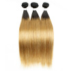 virgin hair extension 2 tone color ombre hair extension 3pieces lot 1B 27 Brazilian human hair saw in wave