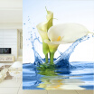 Customized 3D Wall Mural Wallpapers Landscape Daffodils Into The Water Living Room Entrance Modern Minimalist Photo Wallpaper