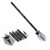 Changlin Land Rover multi-function self-driving equipment engineer shovel black 1628 multi-purpose outdoor shovel