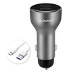 HUAWEI 45V5A Car phone Fast Charger Dual USB Output Applicable to Huawei P20Mate10P10nova3e Series White