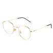 Milin anti-Blu-ray glasses round round frame men&women flat glasses trend flat mirror 8349 gold pink