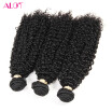 Alot Indian Hair Double Weft Human Kinky Curly Hair 3 bundles good Kinky Curly free shipping