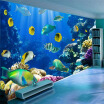 Custom 3D Wall Mural Wallpaper Underwater World Fish Coral Large Wall Painting Living Room Bed Room Wall Home Decor Murals