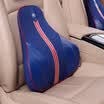 Nile British Fan car waist office space memory cotton pillow back cushion car waist pillow blue
