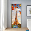 Modern Paris Tower 3D Wall Mural Wallpaper Beautiful Bedroom Living Room Door Sticker PVC Waterproof Wall Paper 70cm x 200cm