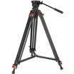 Man Man COMAN KX3636F Photo Camera Aluminum Tripod Kit Hydraulic Damping PTZ Radio Broadcast Professional Micro Movie Wedding Video Stand