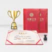 Glosen 12K Honorary Certificate Staff Award Certificate Award 10 Pack with 10 pages certificate core D9603