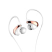 Baseus H05 Headphone Wired Stereo Subwoofer Headphone Fidelity In-Ear Headphones with Michael Earphone Headset Anti-ear Hanging Compatible 35MM White