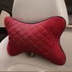 Wufu Jinniu Office lumbar car cushion breathable slow rebound pillow red