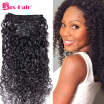 Clip In Human Hair Extensions Kinky Curly Clip In Hair Extensions For Black Women Brazilian Virgin Hair African American Clip In