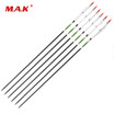 Ver 6 piezas 30 pulgadas Spine 500 OD76mm flechas de carbono con 3 plumas de pavo blanco para 20-50lbs Bow Hunting tiro tiro con arco y sus características 6 piezas 30 pulgadas Spine 500 OD76mm flechas de carbono con 3 plumas de pavo blanco para 20-50lbs Bow Hunting tiro tiro con arco características