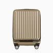 LATIT PC zipper travel luggage trolley case men&women 20-inch universal wheel extension business travel boarding box dark gray