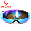Be Nice Brand Outdoor children skiing goggle with Detachable Dual Layer Anti-Fog Double Lens Ski & Snowboard glasses Snow-4700