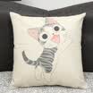 Jun Hao car pillow cushion dual-use car cartoon cute lumbar jewelry single jump