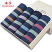 Hong Kong shoes men&39s underwear men&39s cotton flat underwear in the waist four pants 4 gift box XXXL