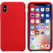 Cool music front apple XSX mobile phone shell iPhonex mobile phone shell liquid silicone plus velvet soft shell protective cover for men&women thin for Apple iPhone xs anti-fall 58 inch red