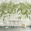 Photo Wallpaper Tropical Green Plants 3D Wall Murals Living Room Bedroom Background Wall Home Decor Papel De Parede 3D Paisagem