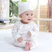 Jingdong joy joint name Bell kiss baby clothes newborn clothes open baby onesies clothing clothes romper B6151 white 66 yards dog year custom commemorative edition
