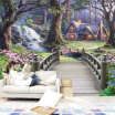 Fantasy Wonderland 3D Stereoscopic European TV Backdrop Wallpaper Bedroom Living Room Custom Large Landscape Mural Wallpaper