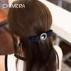 Chimera CHIMERA hair accessories headdress flashing cloth bow crystal word clip ponytail hairpin plate top clip spring clip blue