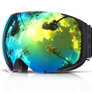 Benice Frameless Design Ski Goggle Snow Glasses UV400- Protection & Multi-Color Double Anti-fog Lens Snowboard Skiing Goggle