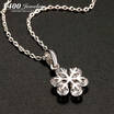 T400 Necklace Female Clavicle Korea Simple Student Snowflake Pendant Sen Small Fresh Sweet Jewelry White