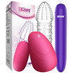 Semo Female Racquet Masturbation Male Spiked Spike Spike Crystal Set Vibrator Adult Appealing Supplies Mouse Jumping Egg Pink Spike Vibrator 11 Set