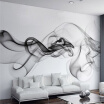 Custom Mural Wallpaper Smoke Clouds Wall Mural Abstract Artistic Wallpaper Modern Minimalist Bedding Room TV Backdrop Wall Paper