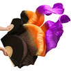 2017 New arrivals women silk belly dance fan veils of belly dance fans on sale Black orange purple