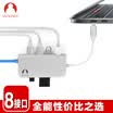 Snowkids Apple Laptop Type-C HDMI Converter USB-C Hub Set Concentrating Reader External Network Card Multi-function Cable Silver Fitness mate10 Samsung s8