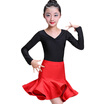 2018 Date Enfants de Pratique De La Danse Latine Vêtements De Danse Latine Jupe Enfants de Concours De Danse Latine Vêtements de P