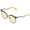 LOHO glasses life personality retro round frame trend sunglasses women&39s street shot modern sunglasses LH04602 bright yellow