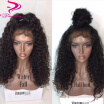 9A Pre Plucked Full Lace Wig With Baby Hair Deep Curly Brazilian Virgin Human Hair Wigs For Black Women