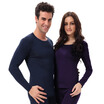Antarctic Qiuyi Qiuku men&women stretch cotton autumn clothes long pants bottoming cotton sweater youth middle&old aged thermal underwear set NE63D1011112 male hemp gray L