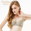 Ou Difen thin section bra lace bra thin section sexy underwear women gathered bra XB7310 gray purple 3885C