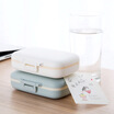 Wanshijia Pillbox Portable Small Pill Box Drug Storage Box Dispensing Box Sealing Medicine Box JD-NG-04