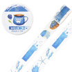 Kinbor hand book&paper tape 25mm7m hand book sticker decorative tape coffee mood black DTB64252-5