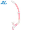 Whale Brand professional scuba diving equipment breathing tube with 6 colors snorkel with