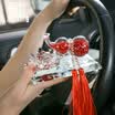 AISENSI car perfume car perfume seat swan crystal ornaments Yang Tian Gao Ge purple