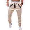 New Mens Fashion Casual Cotton Pants Male Cotton Sport Pants Solid Colot Drawstring Pants