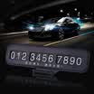 Love car house ICAROOM Temporary stop sign phone card Car with hidden car mobile number plate roadside temporary parking card I-3070-B