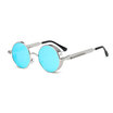 Round Metal Sunglasses Steampunk Men Women Fashion Glasses Brand Designer Unisex Retro Vintage Round Sunglasses UV400
