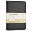 Deli deli 16K112 large business leather this basic office notebook notebook black 3161