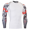 Mens MMA Fitness T Shirts Fashion 3D Tee Wolf Long Sleeve Compression Shirt Bodybuilding Crossfit Brand Clothing Fitness