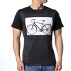 Mens Bicycle Printing Short Sleeved O-Neck T-Shirts