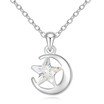 Fashion Jewelry Austria Crystal from Swa Moon And Stars Necklace Pendants Womens Accessories Party Gift -15075