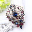 Hollow Flower Turkish Brooch Pendant Dual-Purpose Women Jewelry Colorful Resin Broches Brooches India Bridal Jewelry Hijab Pins